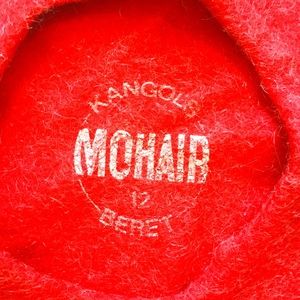Kangol Red Mohair Beret